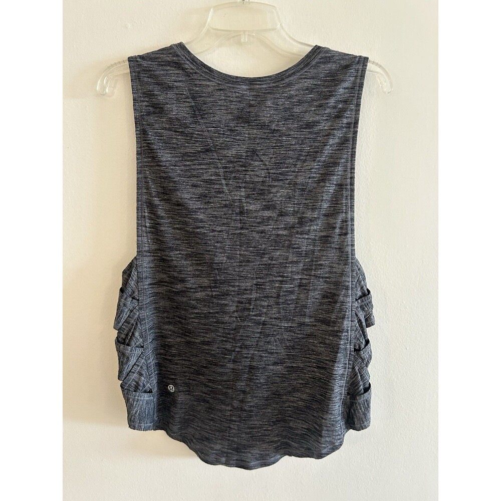Lululemon Var-City Muscle Tank Women's Size 8 Heathered Gray